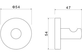 Крючок Aquatek Европа AQ4201CR хром